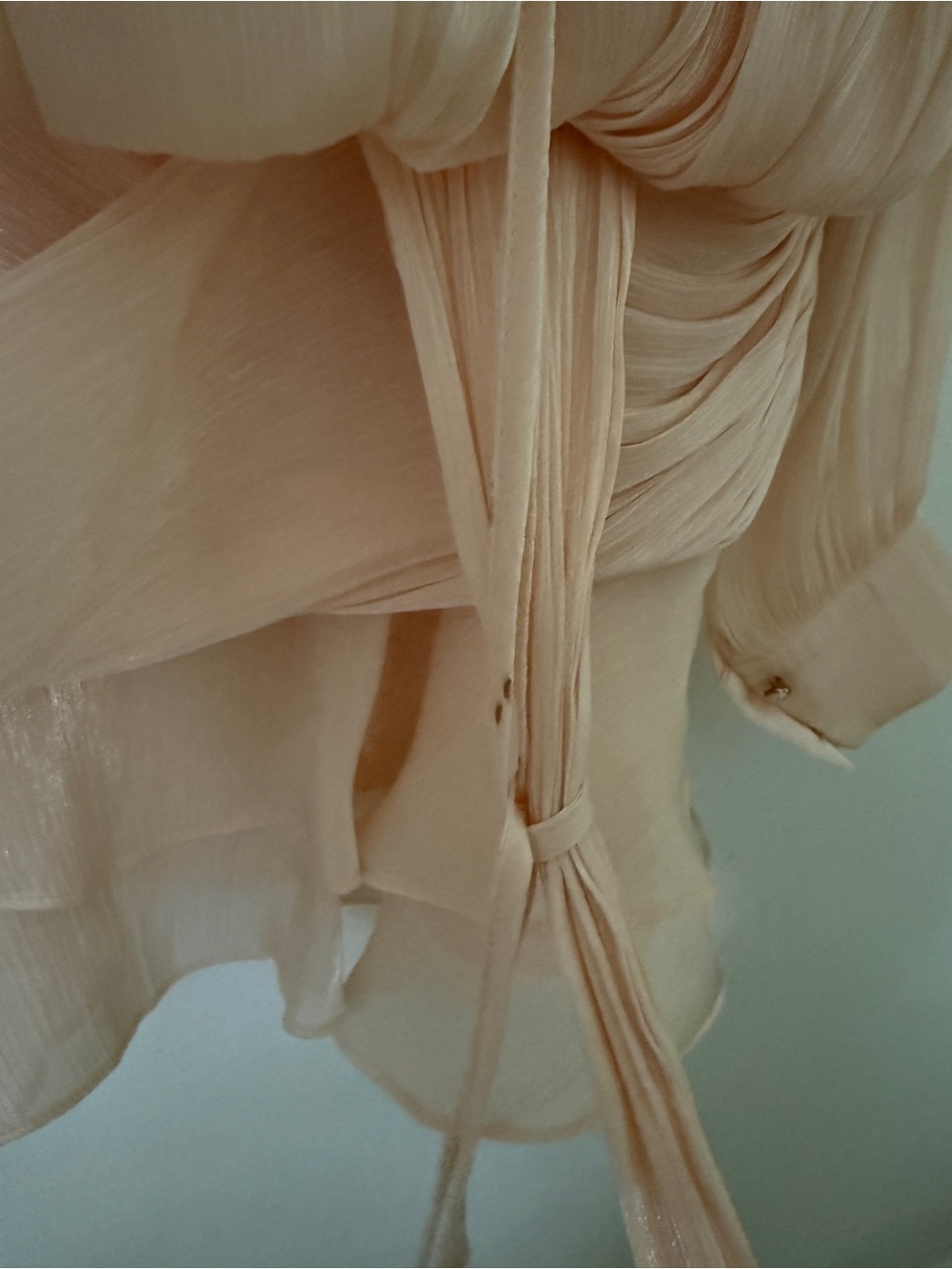 Commense Blush Pink Pleated Mini Dress - Picture 3 of 3